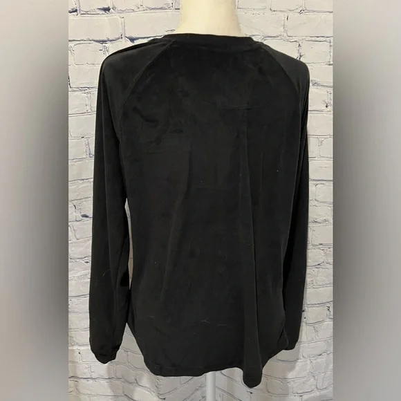 Nightmare Before Christmas Velour Sleep Shirt Size XL 16/18 Long Sleeve Soft - Picture 3 of 5